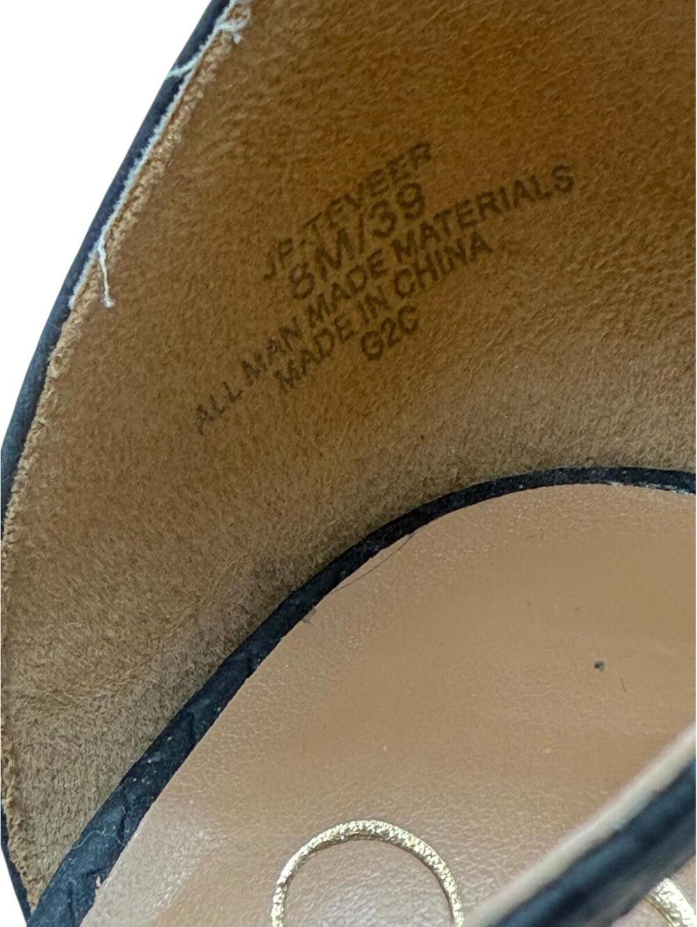 Jessica Simpson Black Ankle Strap Platform Heels - Picture 10 of 14